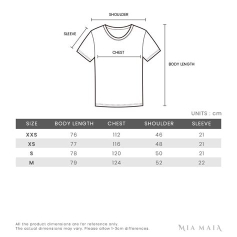 givenchy t shirt size chart.